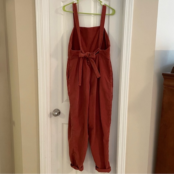 Free People Rust Terra Cotta Josephine Corduroy Overalls - Picture 5 of 9